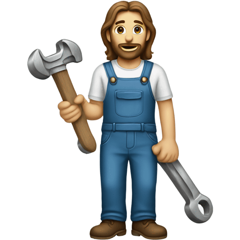 Jesus Christ plumber wrench emoji