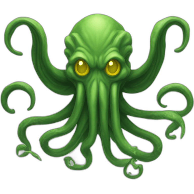 Cthulhu, the evil god of the Cthulhu Mythos emoji