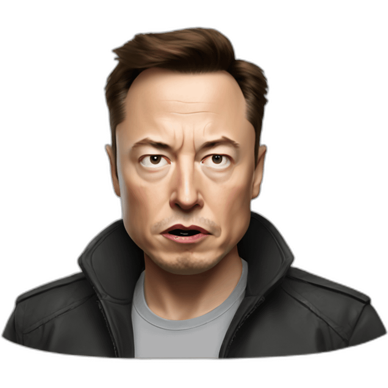 Elon musk angry emoji