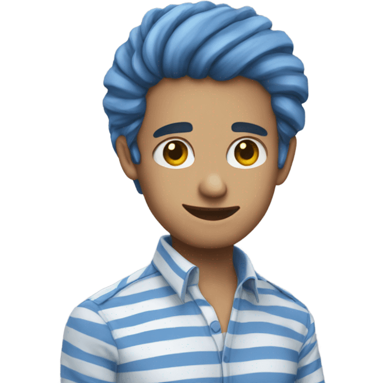 blue striped shirt meme delete the logo on the shirt emoji