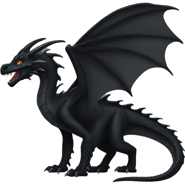 black dragon emoji