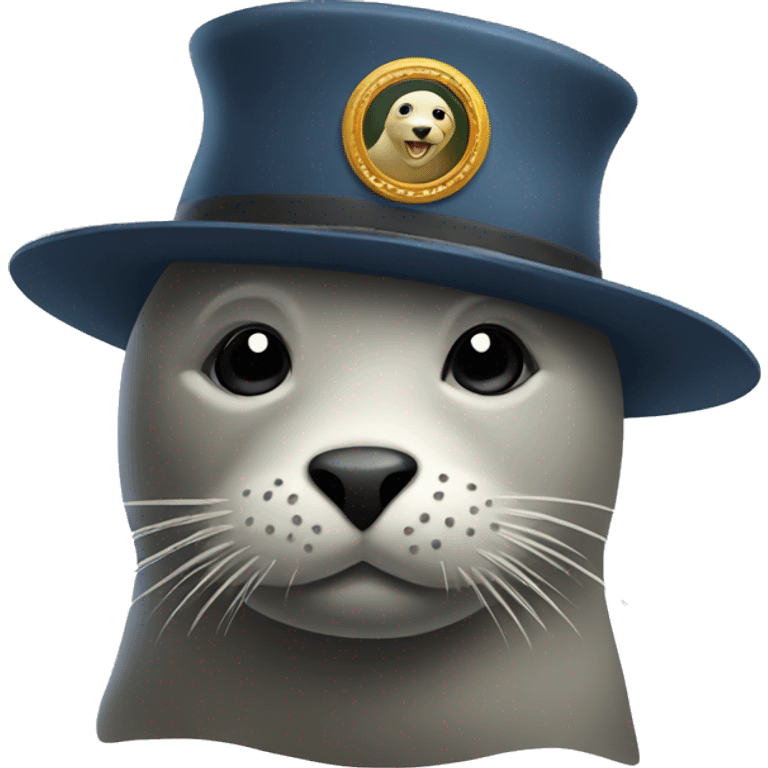 seal with a hat  emoji