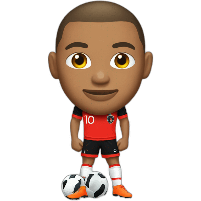 Mbappe avec un maillot de rennes emoji