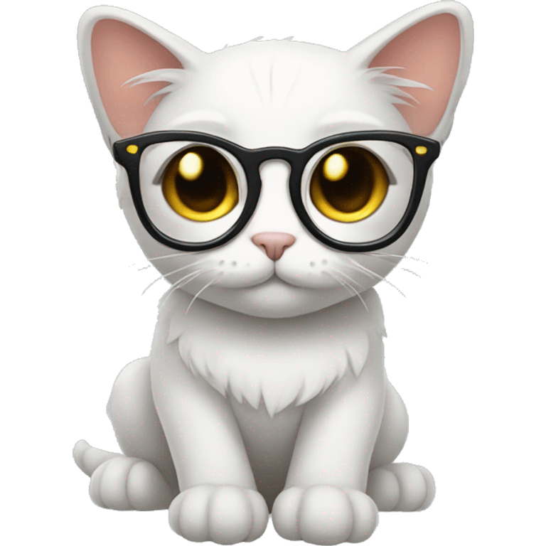 cat with glasses and wings emoji