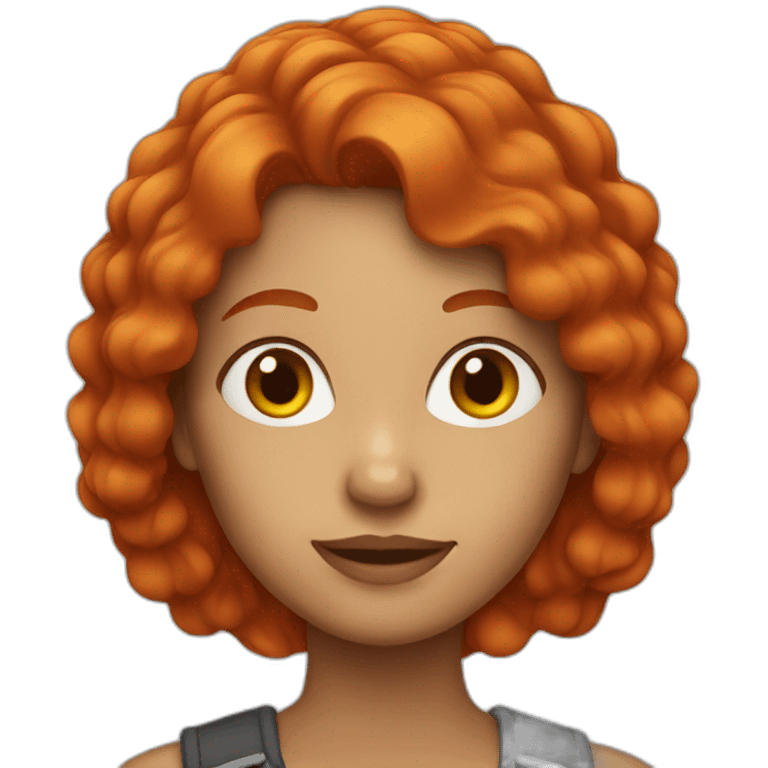 woman with red hair emoji