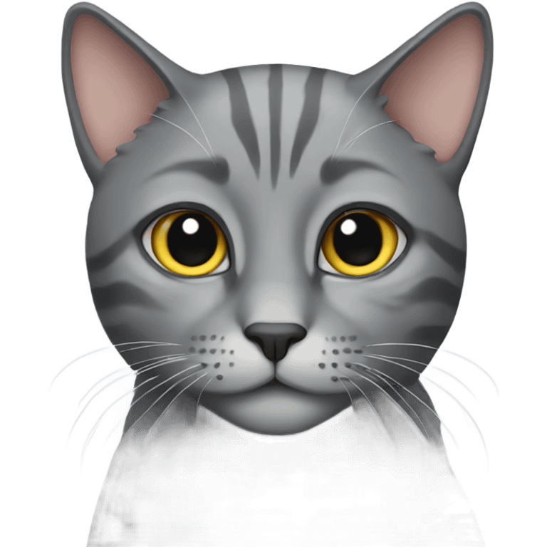 gray cat emoji