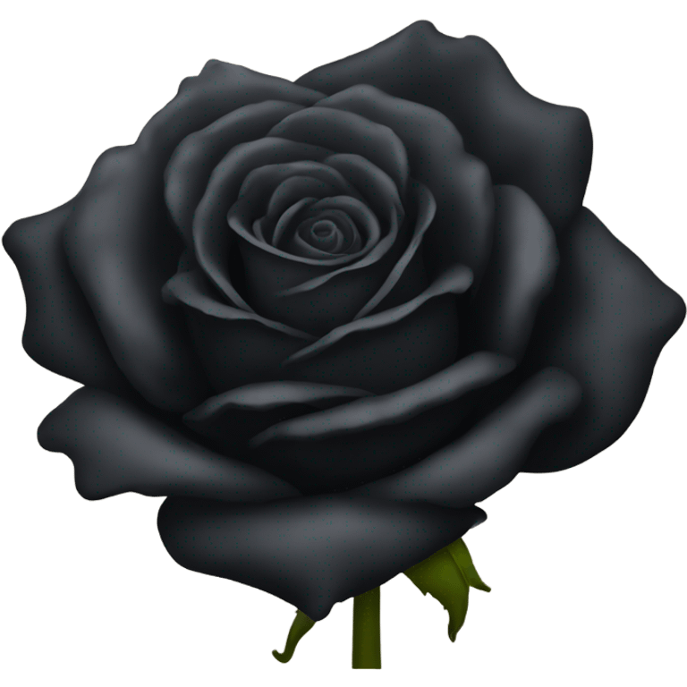 Black rose emoji