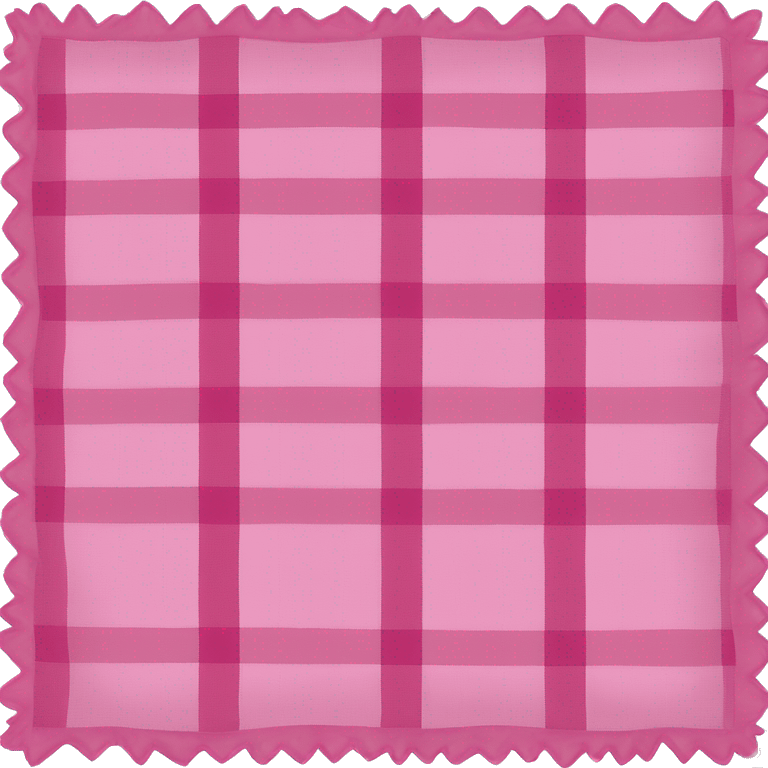 pink plaid blanket emoji