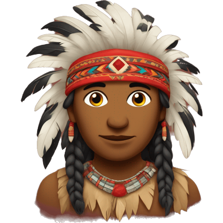 L'indien rouge emoji