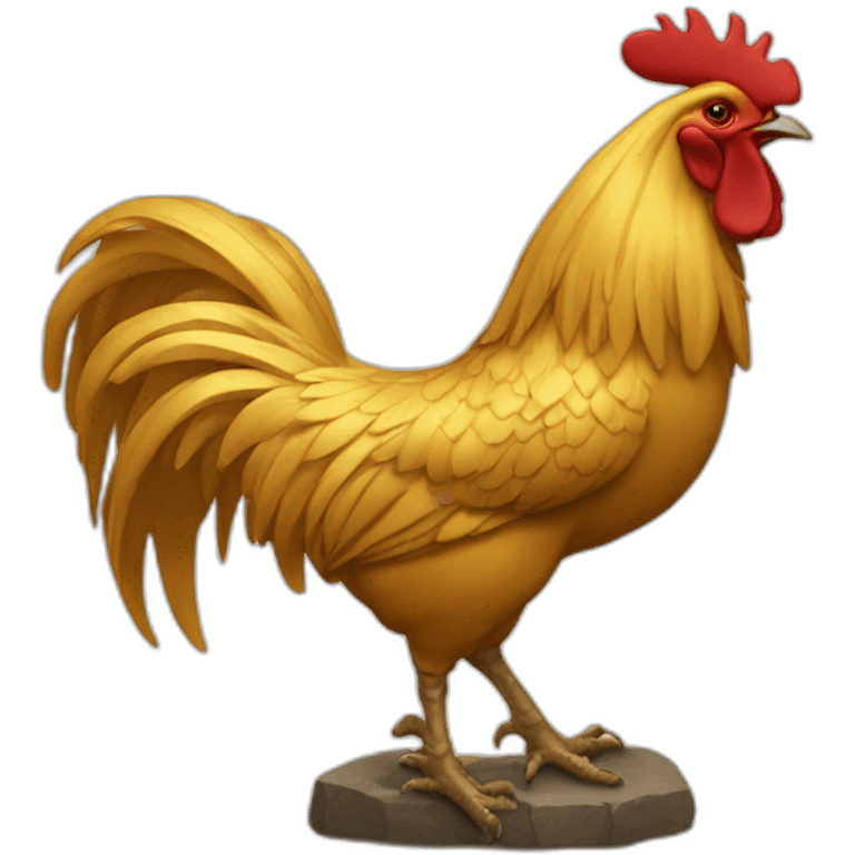 golden rooster emoji