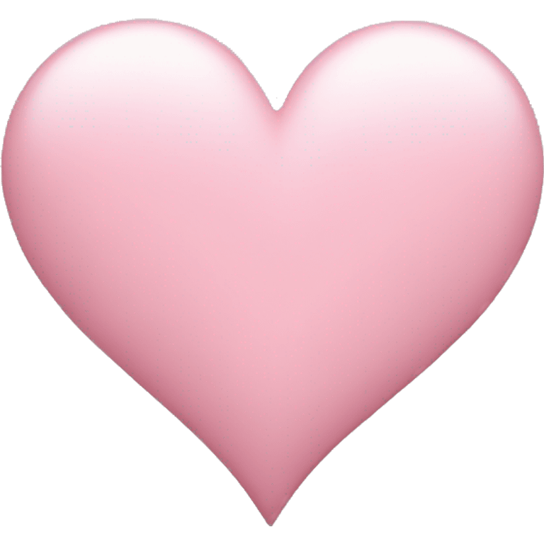 Light pink heart  emoji