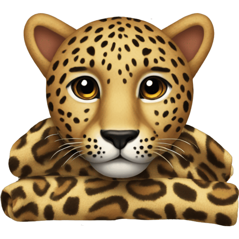 Leopard blanket  emoji