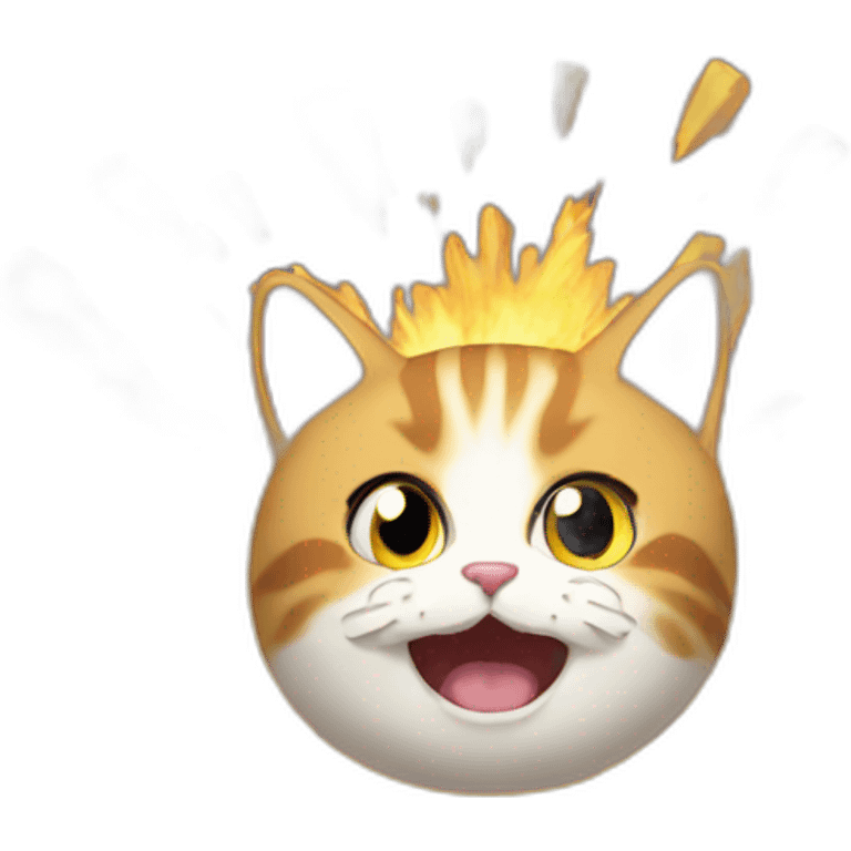 cat explosion emoji