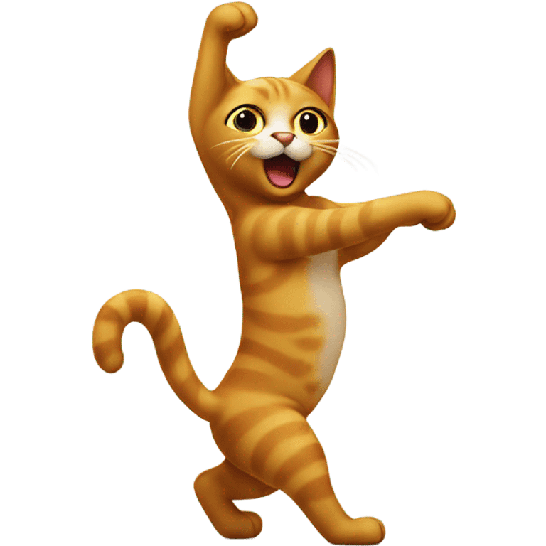 Cat twerking  emoji