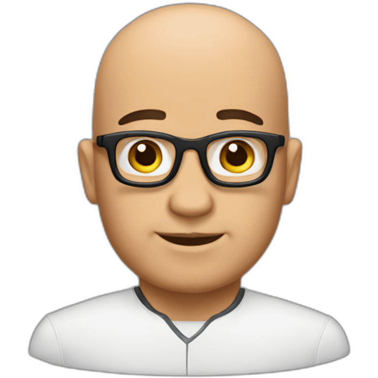 Oswaldo bald emoji