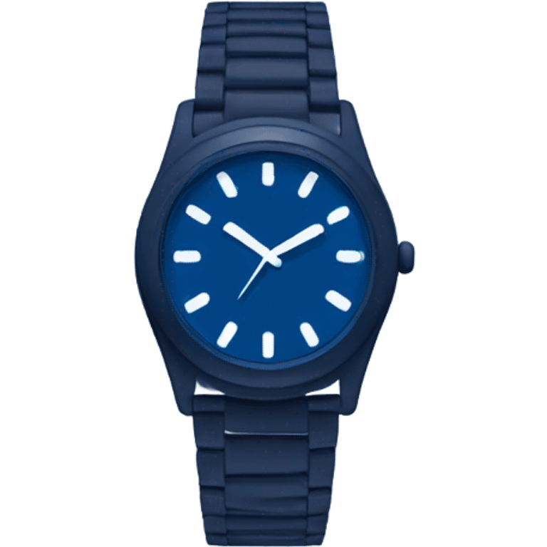 dark blue 
wrist watch emoji