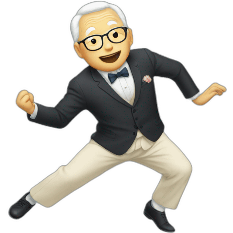 dancing ojisan emoji