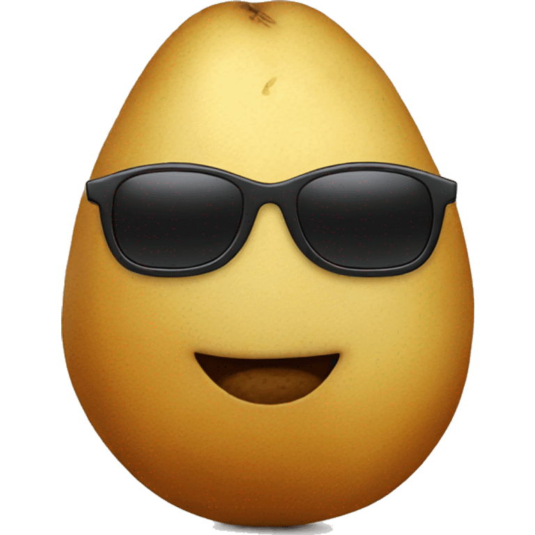 Patato wearing sunglasses emoji