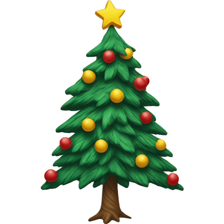 Charlie Brown Christmas tree emoji