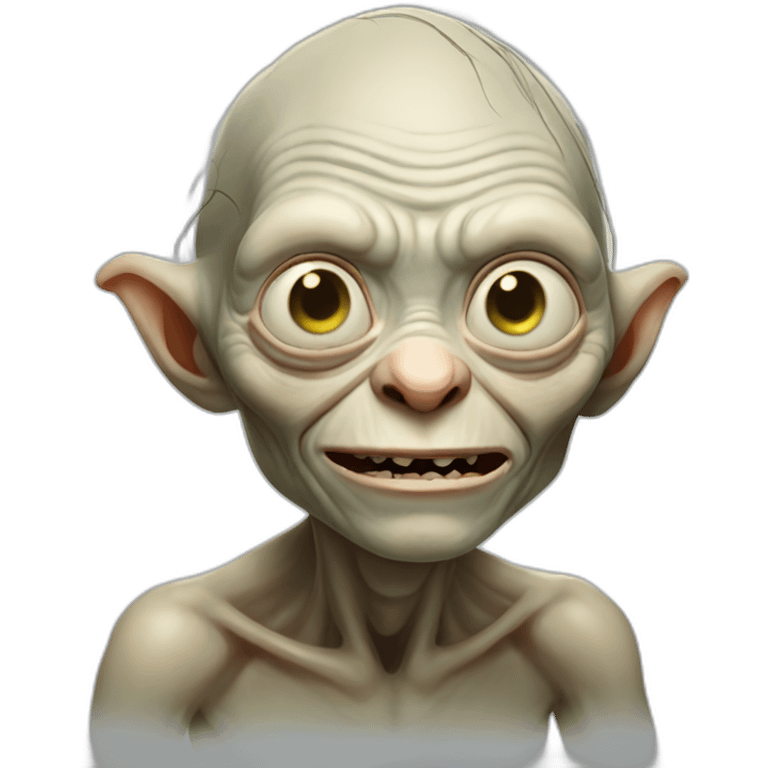 gollum selfie emoji