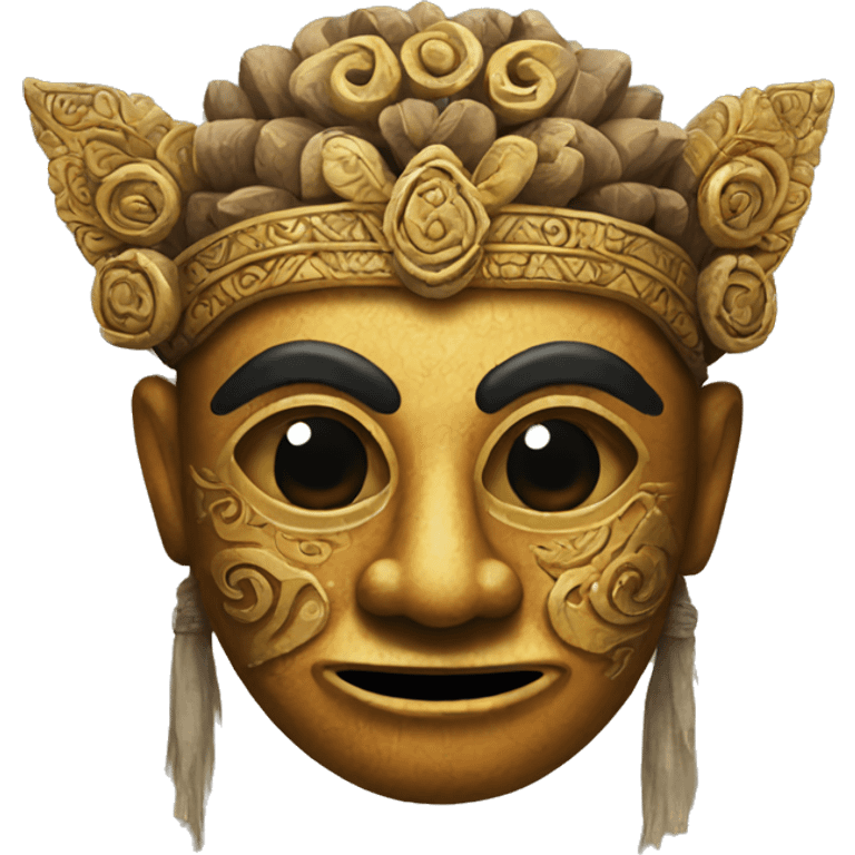 Mask from Bali emoji