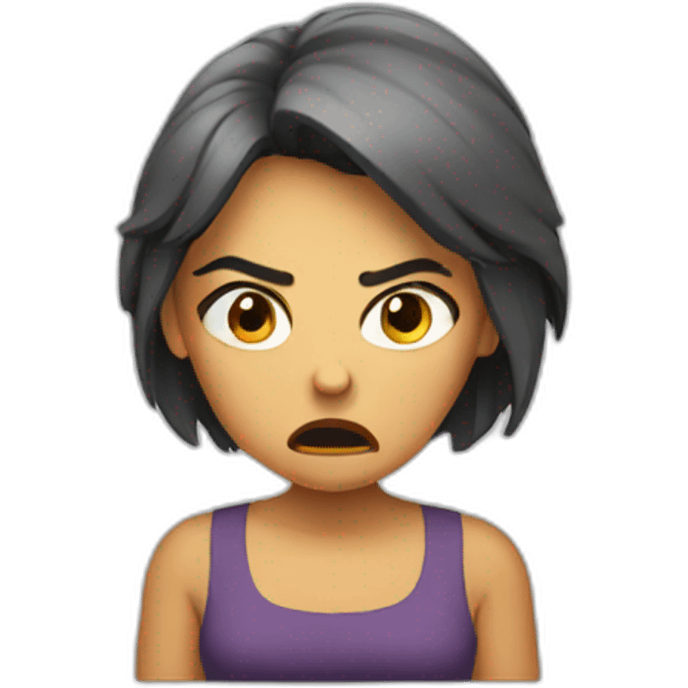 angry woman emoji