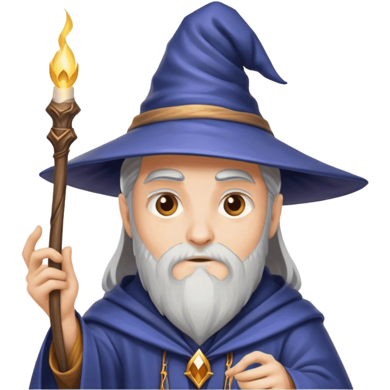 Wizard casting spells emoji