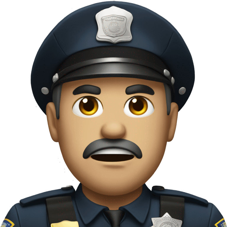 Angry cop emoji