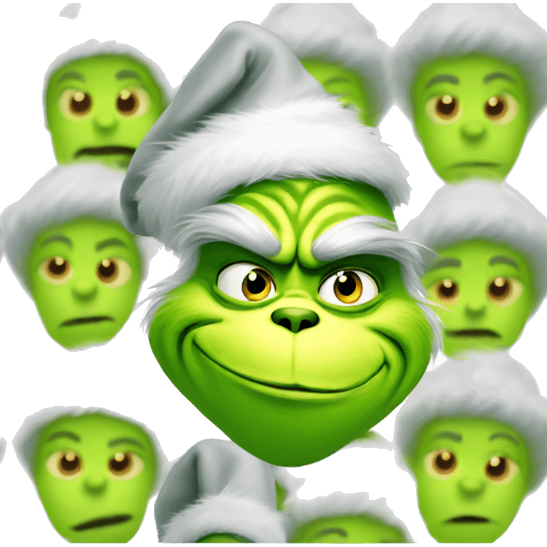 the grinch smiling ear to ear emoji