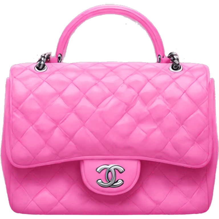 pink chanel bag emoji