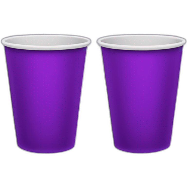 Double cup purple emoji