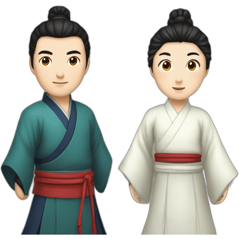 wei wuxian and lan wangji - mo dao zu shi emoji