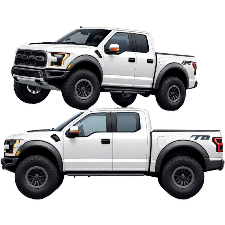 Ford f150 Raptor - Ford (Model Year: 2024) (Iconic colour: White) emoji