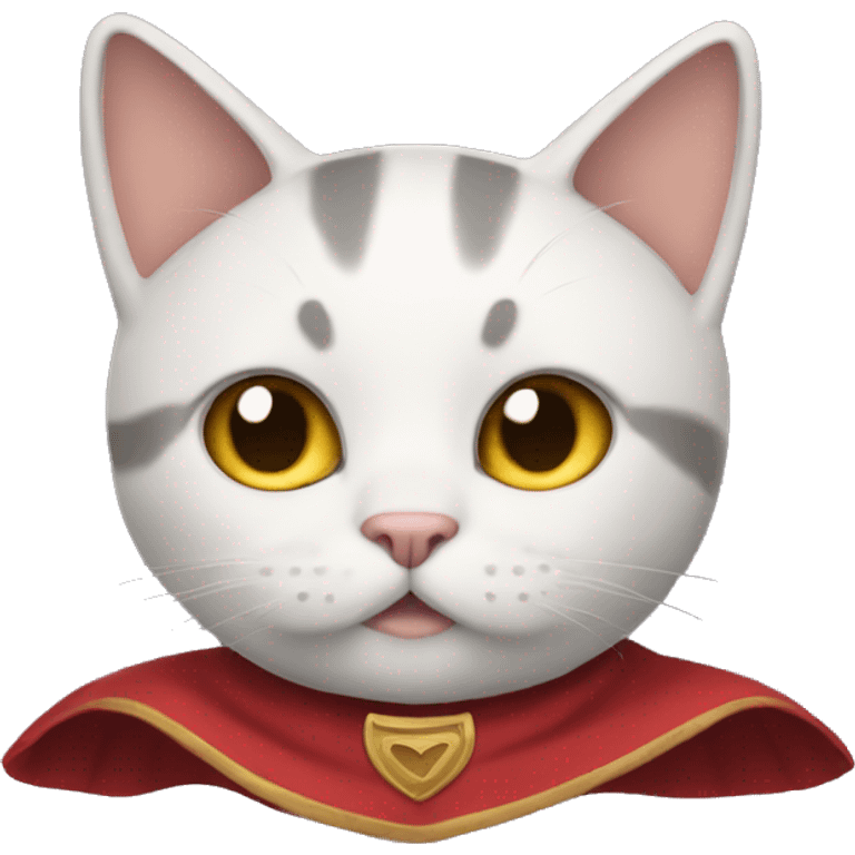 Cat wearing a cape  emoji