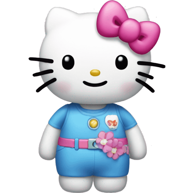 Hello kitty happy emoji