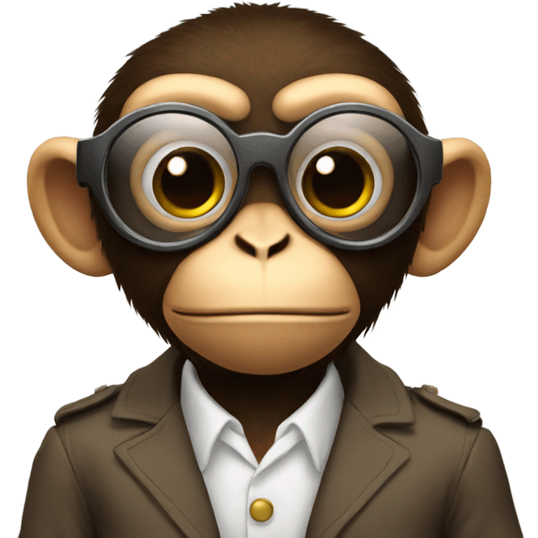 Spy monkey emoji