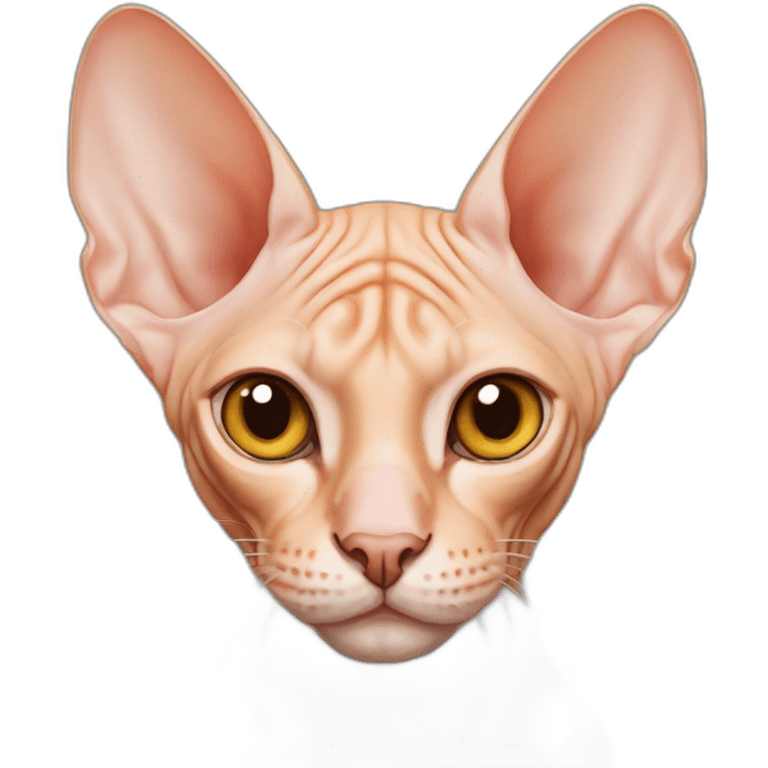 Orange sphynx emoji