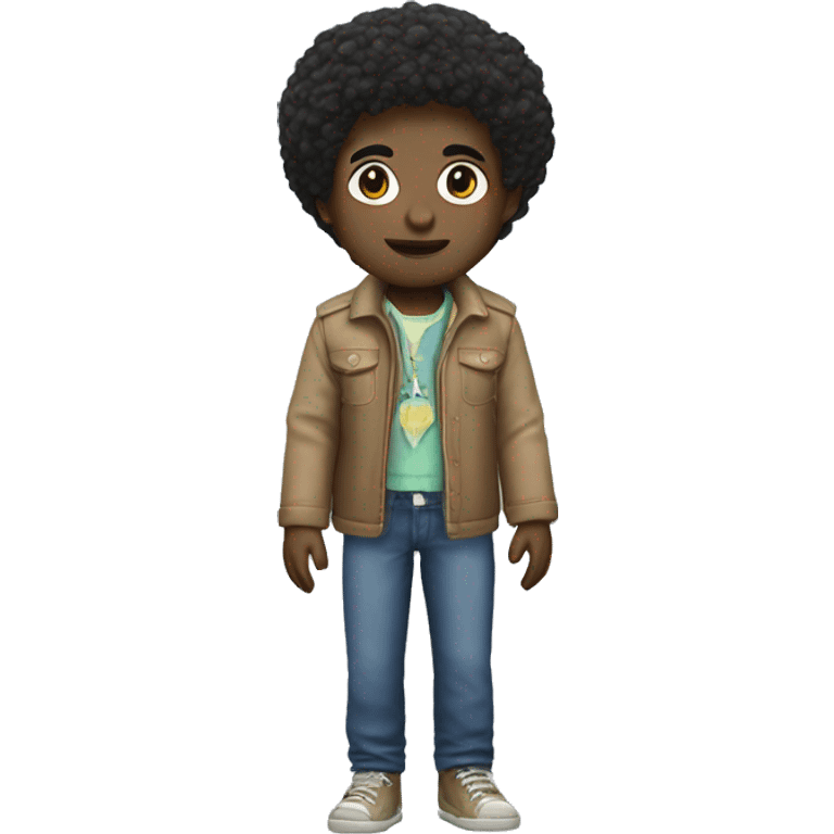 little big world doll from video game emoji