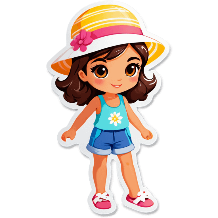 Summer girl emoji