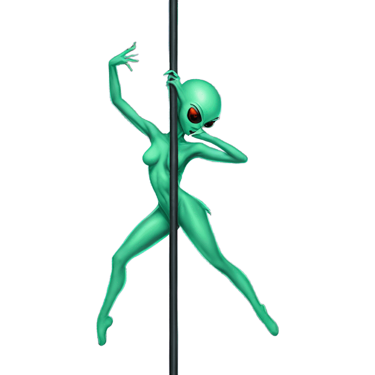 alien woman  Pole dancer emoji