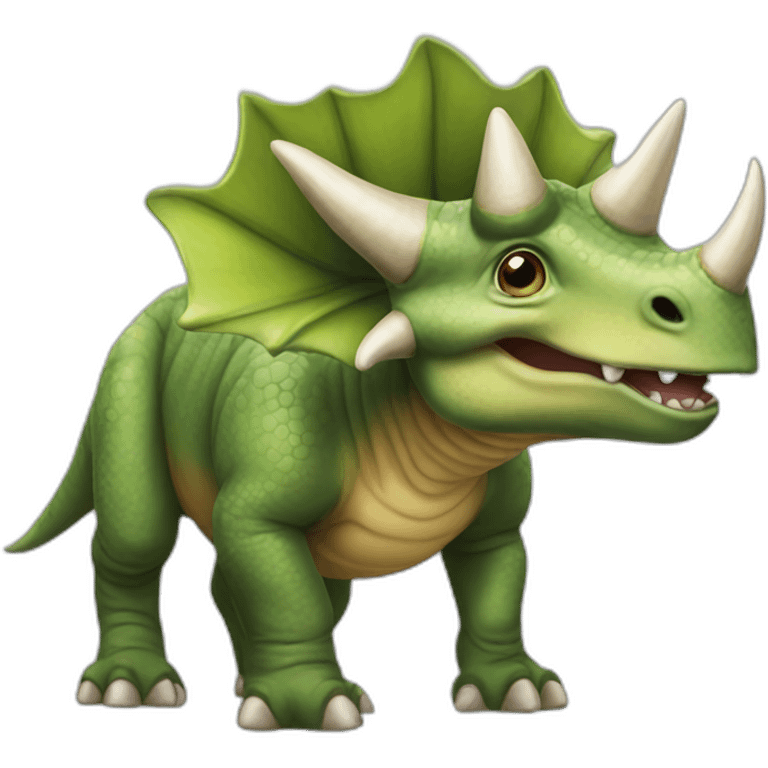 Triceratops emoji