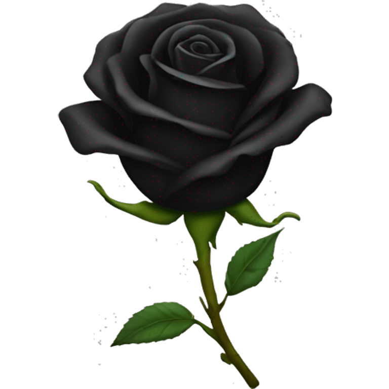 Black rose emoji