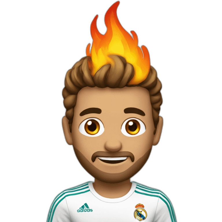 Real madrid with fire emoji