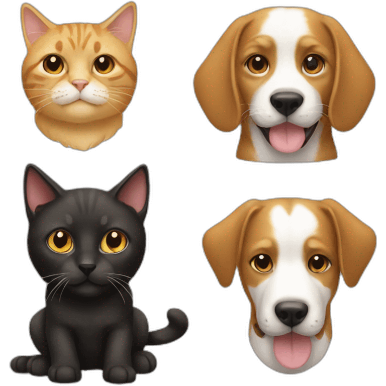 cat plus dog emoji