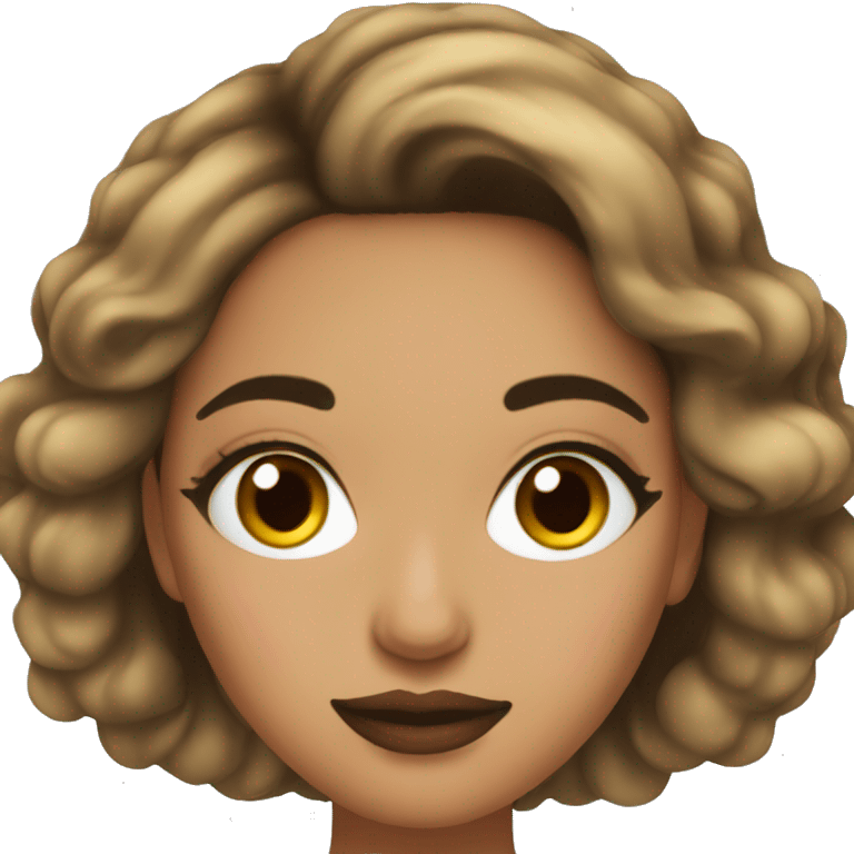 Mexican Latina makeup girl emoji