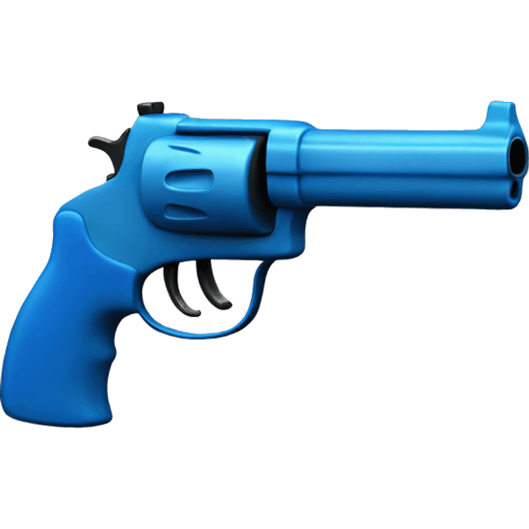 Blue gun emoji