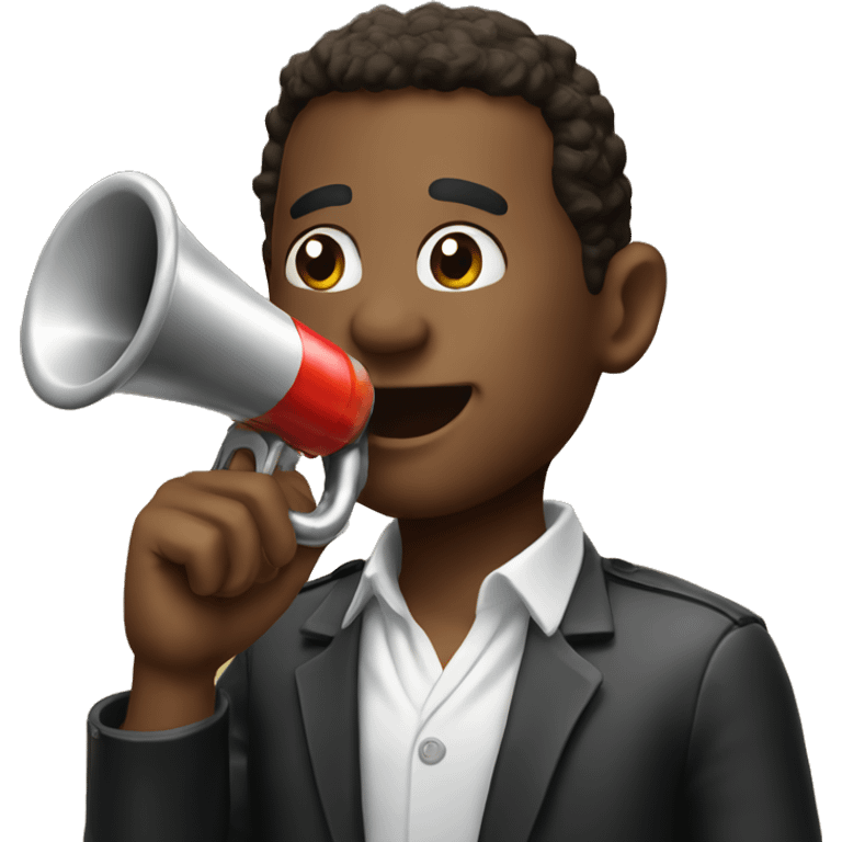 air horn classic black emoji