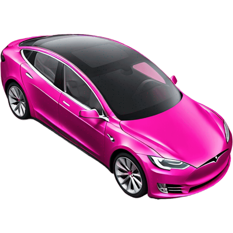 Pink tesla  emoji