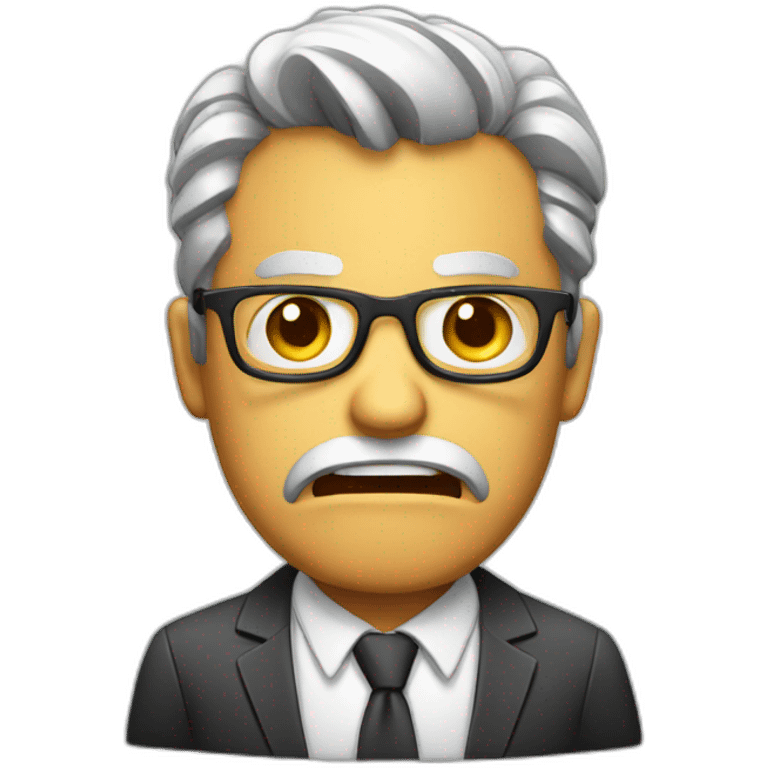 angry accountant emoji