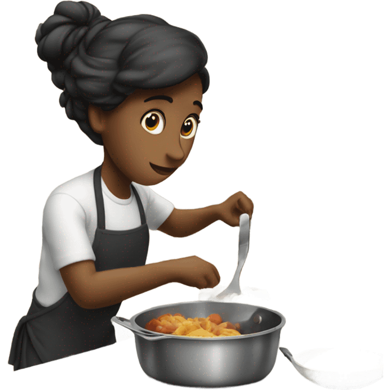 Making dinner emoji